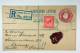 UK: 1928 Upgraded Registered Letter London To Chemnitz, Saxony Germany, Wax Sealed - Stamped Stationery, Airletters & Aerogrammes