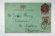 UK: 1900 Upgraded  Lettercard Fpome (?) To Reichneau Sachsen Germany - Postwaardestukken