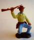 FIGURINE TIMPO TOYS - COWBOY Acroupis Carabine à La Main  - BRITAINS - Militaires