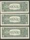 United States Of America - 1 DOLLAR - 2006 (5 Consecutive BANKNOTES - SERIAL NUMBER) - Billets De La Federal Reserve (1928-...)