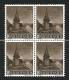 LIECHTENSTEIN - 1957 - Cat. Yvert E Tellier 324 - 325 - 326 - 3 Quartine  Usate - Serie Complete - Used Stamps