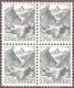 Schweiz 1936 Landschaft 40Rp. Seealpsee Geriffelt Im Viererblock Zu#209z, Mi#305z - Unused Stamps
