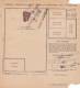 8681# COLIS POSTAUX Y&T N° 187 + 197 VALEUR DECLAREE Obl PARIS AUSTERLITZ 1943 LOIRE ATLANTIQUE Pour NORT - Lettres & Documents