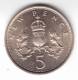 @Y@    Groot Brittanië   5 New Pence  1977  UNC   (C425) - 5 Pence & 5 New Pence