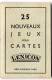 REGLES DE 25 JEUX + REGLE  DE 1 JEU " LEXICON " Premiere Edition 1936 - Sonstige & Ohne Zuordnung