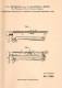 Original Patentschrift - C. Henderson Und C. Hagedorn In Berlin , Waterloo , Canada ,1900, Schraubenschlüssel , Werkzeug - Antike Werkzeuge