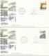 Canada FDC 8-9-1972 Complete Set Of 5 Definitive Stamps On 5 Covers With Cachet - 1971-1980