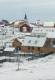 Greenland - Town With Greenlandic And Danish Flags.  B-2573 - Greenland