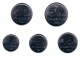 BRAZIL - Complete BU Year Set 1984 (5 Coins) - KM# 590, 591, 592.1, 593.1, 594.1 - Brasilien