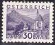 Osterreich /  Austria 1929 Republik Landschaften 30 G. Violettpurpur Mit Falz Mi 506 - Ongebruikt