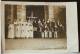 Superbe Photo Groupe Communion Communiant Communiante Année 1916 Curé Enfants Devant Eglise Souvenir Emilie Do Bagneres - Comuniones