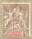 Nelle CALEDONIE : Type De 1892 (allégories) Dentelé 14 X 13 1/2 - - Neufs