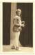 Ancienne Photo Tirage CPA Hattiger Belfort Jeune Fille Actrice Comédienne Rôle Costume Fou Arlequin Bouffon Théâtre Jeu - Berufe