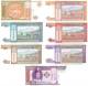 Mongolia UNC 6 Note Tugrik Set - Sukhe Bataar / Horses! $8+CV - Mongolie