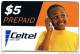 Zambia, $5, Celtel, Let´s Talk, Boy, 2 Scans. - Sambia