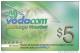 Tanzania, $5, Vodacom, GSM Recharge Voucher, 2 Scans. (04.04.2003) - Tanzania