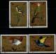 BIRDS / FUJEIRA / 4 VFU STAMPS / 3 SCANS . - Passeri