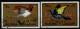 BIRDS / FUJEIRA / 4 VFU STAMPS / 3 SCANS . - Mussen