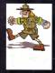 SCOUTISME,SCOUT,SCOUTING,HUMOR POST CARD UNUSED. - Scoutisme