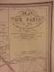 Lithographie Plan De Paris En 1839 - Le Tracé De Ses Anciennes Enceintes Par Ambroise Tardieu - Cartes Géographiques