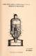 Original Patentschrift - J. Moss In Topeka , Kansas , 1898 , Brenner , Lampe Für Brennstoffe , Laterne !!! - Lighting & Lampshades