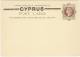 Cyprus 1880 Unused CP2 - Postcard - Cyprus (...-1960)