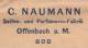 R18 - OFFENBACH - Inflation 1923 - NAUMANN -  SEIFEN Und PARFUMERIE Fabrik - - Other & Unclassified