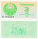 Uzbekistan P62a, 3 Sum, Arms / Mosque - Oezbekistan