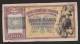 ALBANIA - BANCA Dello STATO D´ ALBANIA - 100 FRANGA (1945) - PROVISIONAL NOTE With OVERPRINT - Albanie