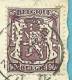 714 Op Kaart Met Stempel LIEGE Met Firmaperforatie (perfin) " U P L " - 1909-34