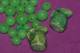 BOUTONS PERLES En VERRE VERT FANTAISIE Et 3 CRUCHES Céramique - Pearls