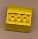 Lego 4854 Slope Brick 45 4x4 Double Inverted.Jaune. Provient De L´ensemble Hélicopter 6697. - Lego System