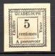 Guadeloupe - Taxe - 1884 - N° Yvert : 6 (*) - Segnatasse