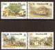 Hong Kong SG534-7 1987 50c-$5 19th-centry Hong Kong Scenes MNH - Ungebraucht