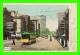 DETROIT, MICHIGAN - WOODWARD AVENUE - ANIMATED WITH TRAMWAYS - 1906 DETROIT PUB. CO - TRAVEL IN 1907  - UNDIVIDED BACK - - Detroit