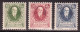 LIECHTENSTEIN - YVERT N°72/74 * - COTE  = 77.5 EUR. - - Neufs