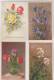 LOT DE 32 CPA FANTAISIES FLEURS ILLUSTREES - 5 - 99 Cartes