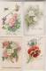 Delcampe - LOT DE 32 CPA FANTAISIES FLEURS ILLUSTREES - 5 - 99 Cartes