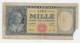 Italy 1000 Lire 10-2- 1948 G-VG RARE Banknote P 88a - 1000 Lire