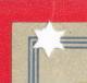TELEGRAMME FLEURI - Perforation étoile - Année 1947 - Fond Vert Olive - Thème Fleur Coussin Bague Anneaux - Telégrafos