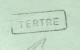 123 Op Brief Met Omkaderde Naamstempel TERTRE + Firmaperforatie (perfin) " L.E." (Usines Louis Escoyez) - 1909-34