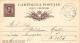 CARTOLINA POSTALE ITALIANA,PC STATIONERY  SENT TO MAIL IN 1881. - Entiers Postaux