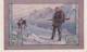 MILITARIA, SOLDIER , TUMB, SNOW, MOUNTAIN, KUKFELDPOSTAMT, CENSORED - Cimetières Militaires