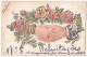 ILLUSTRATED MARRIAGE HANDS CA 1900  Vintage Original Postcard Cpa Ak (W3_1318) - Noces