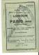 Ticket London To Paris Via Dover - Calais 1948 - Tickets - Vouchers