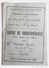 CARNET DE CORRESPONDANCE 1913 - 14   ACADEMIE POITIERS CHARENTE INFERIEURE ST SAINT SIMON DE BORDES AGUDELLE - Diploma's En Schoolrapporten