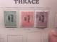 COLLECTION TIMBRES  GRECE THRACE   OBLITERES  OU NEUFS AVEC  CHARNIERES - Thrace