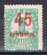 Sello 45 Cts Sobre 1 Cto Republica 1938, VARIEDAD Impresion, Num 744 Hc ** - Unused Stamps