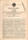 Original Patentschrift - G. Jäger In Kottingbrunn , N.-Ö., 1902 , Kugelspiel , Flipper !!! - Antikspielzeug