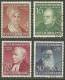 Deutschland BRD 1953 Wohlfahrt Helfer Der Menschheit Michel 156 - 159 MNH/ O - Used Stamps